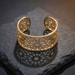 Girih Cuff - overhead flat lay