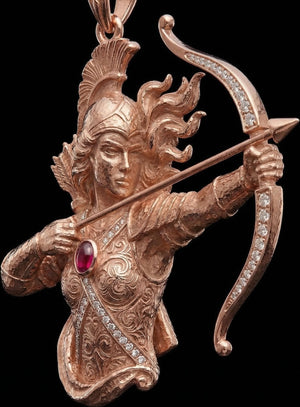 Gordafarid Pendant - side angle
