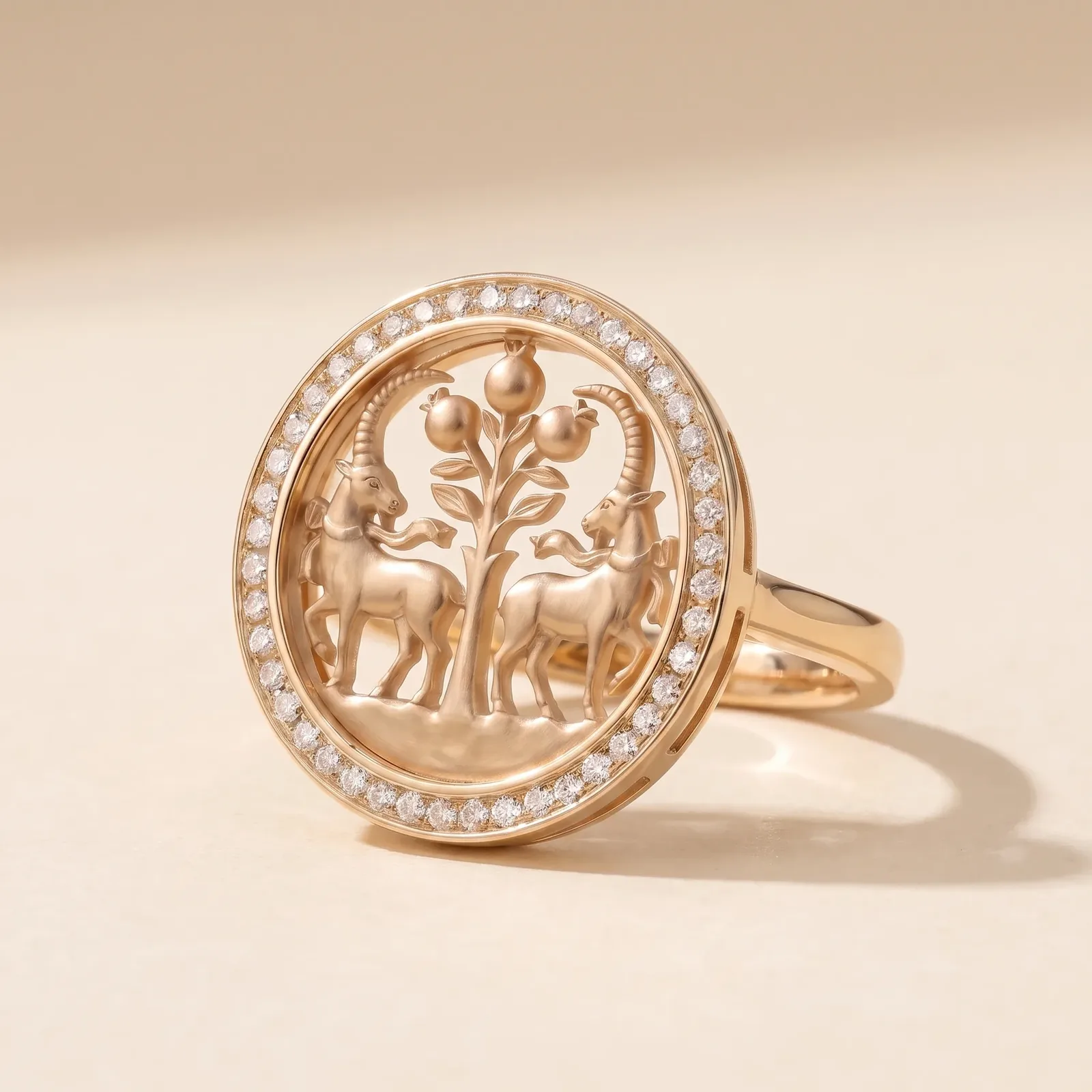 Afsaneh Ibex Roundel Ring