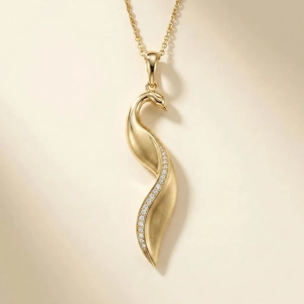 Hamdam Tavus Train Pendant