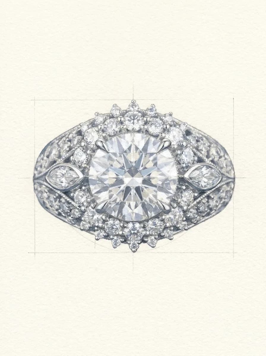 Atelier rendering of the Mahtab ring