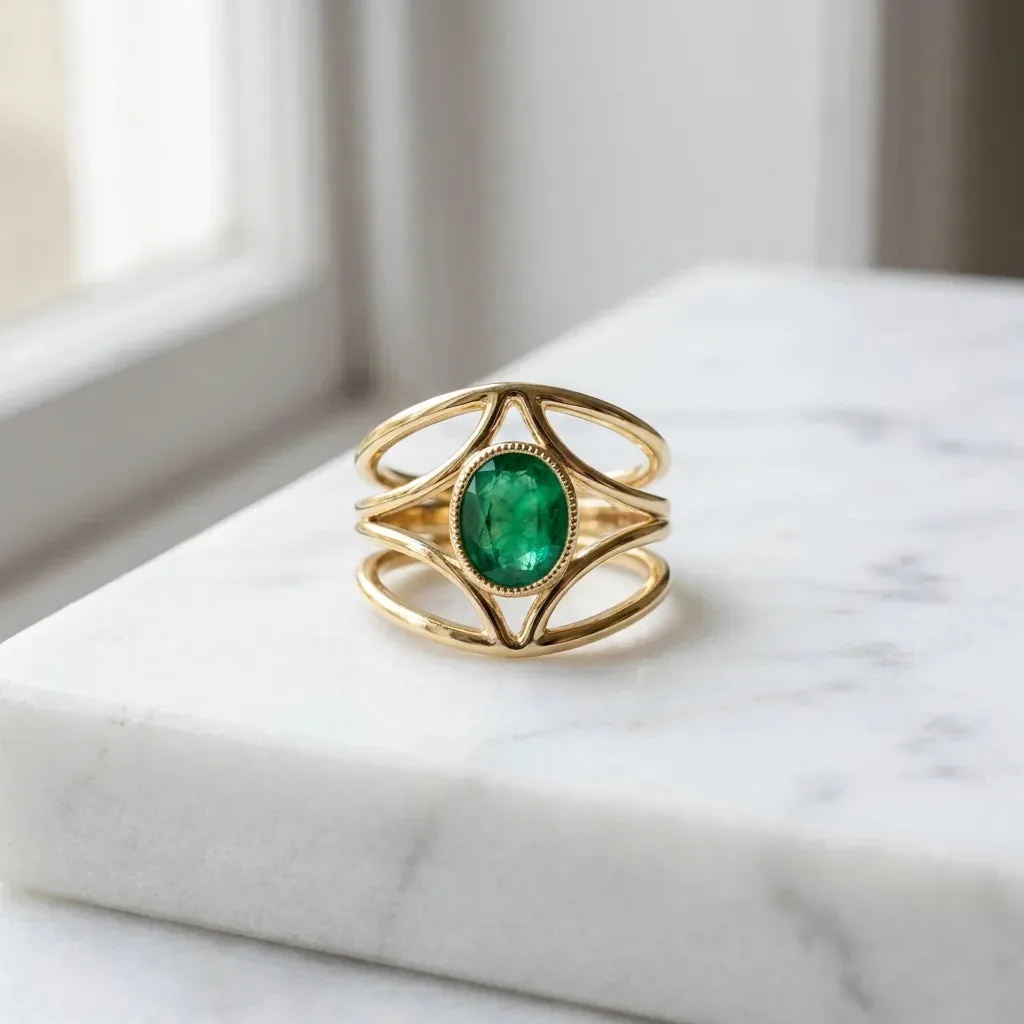 Golestan Chahar Bagh Bridal Ring