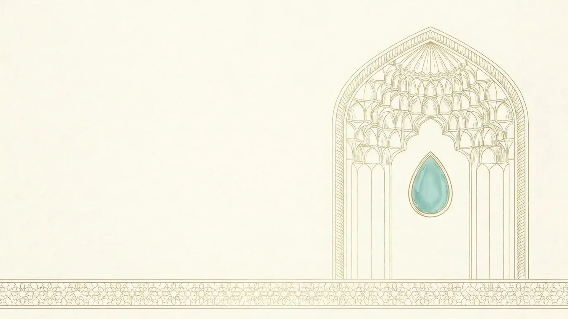 Engraved gold muqarnas line work from the Firouzeh collection, Silux London