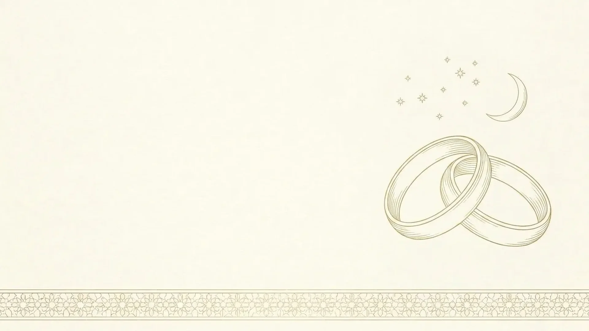 Engraved gold line illustration of interlocking rings from the Vasl collection, Silux London