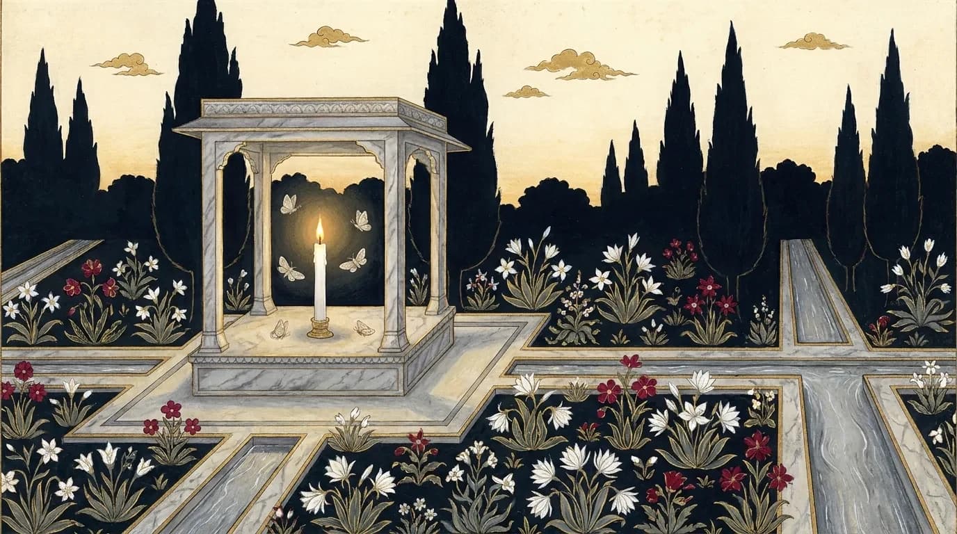 The Parvaneh world, painted in the atelier