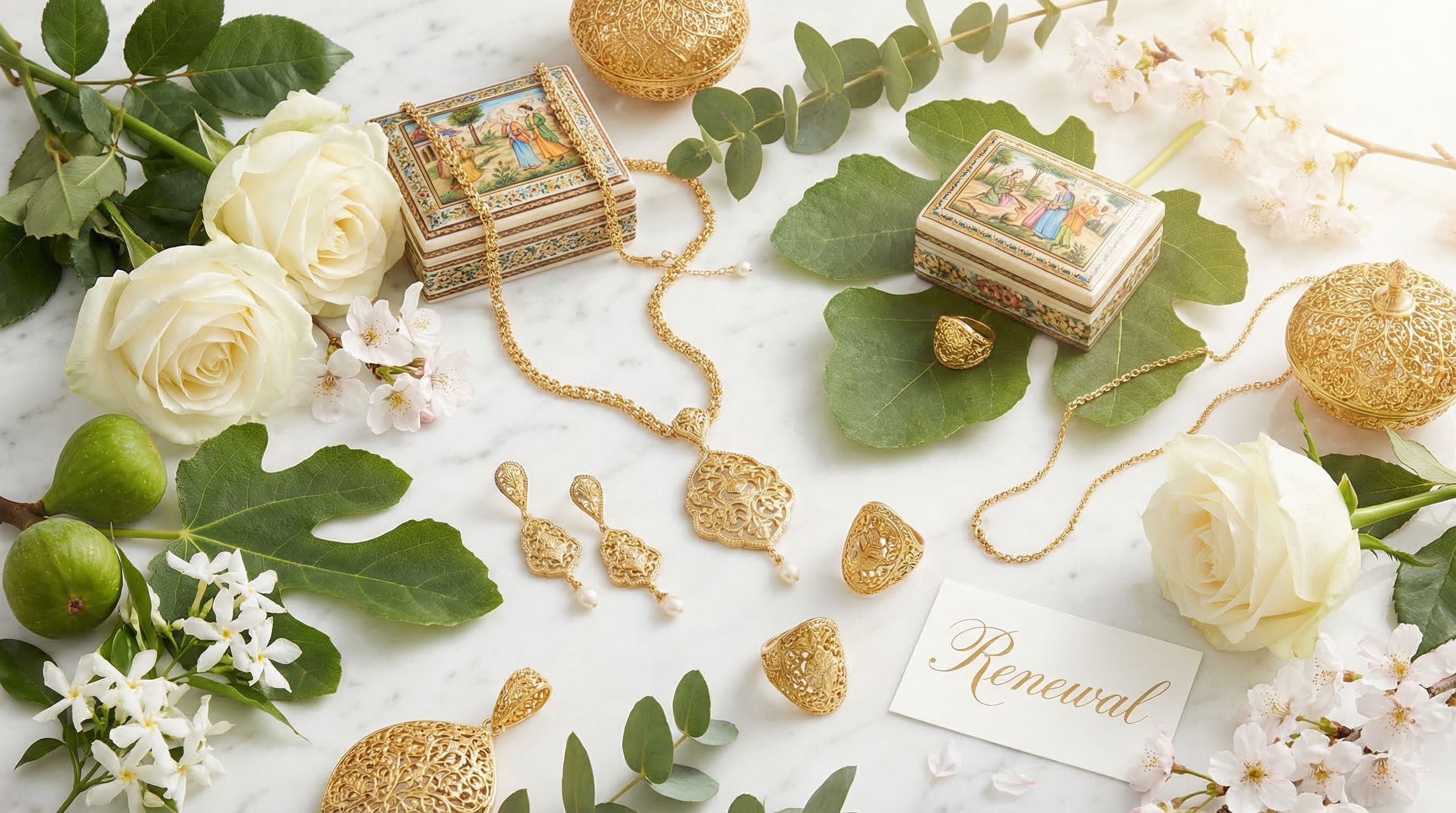 Bahar Collection spring jewellery by Silux London