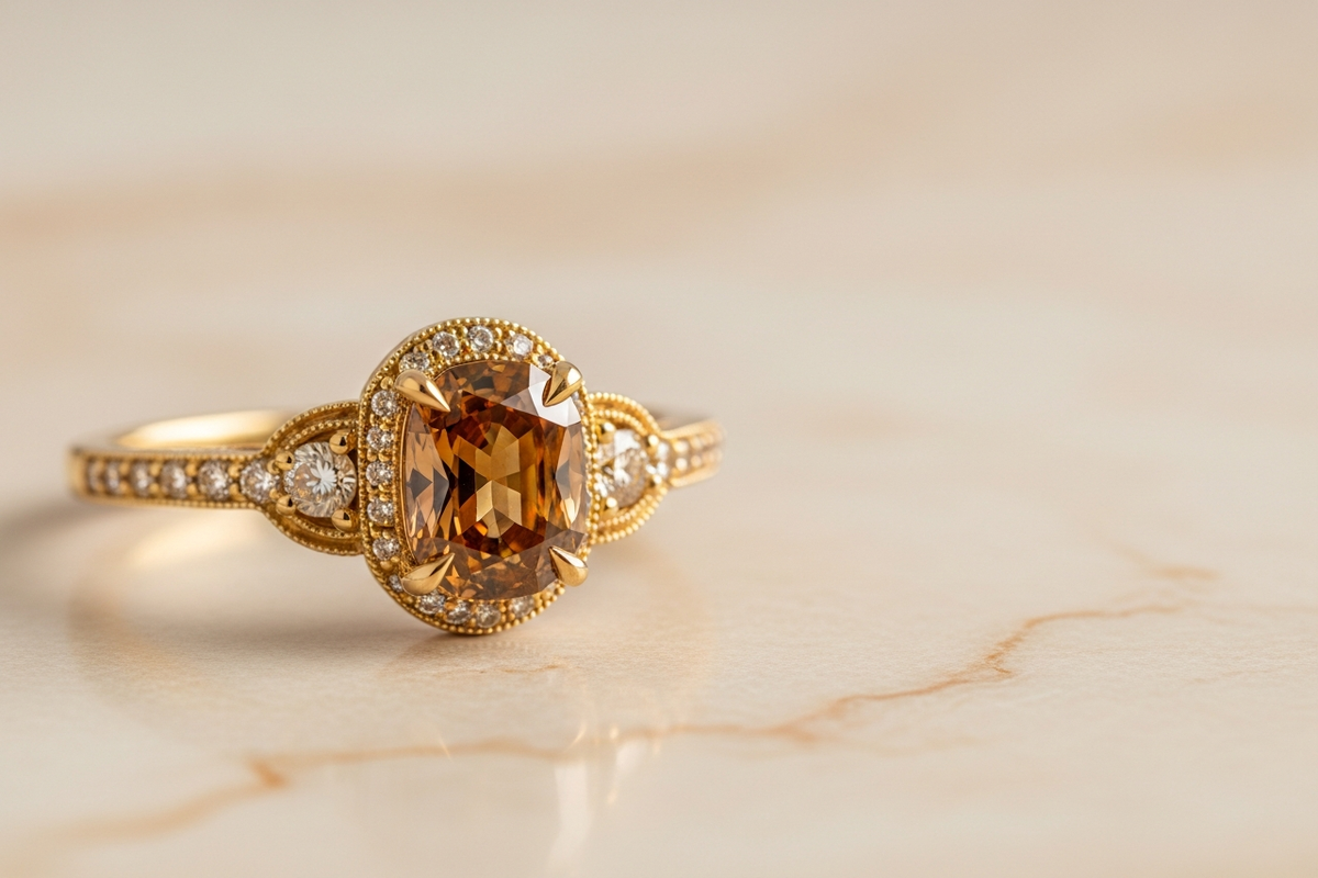 Champagne Diamond Engagement Rings UK 2026: The Warm-Toned Diamond Guide