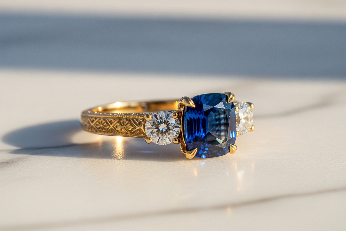 Trilogy Engagement Rings UK 2026: The Bespoke Three-Stone Persian Interpretation