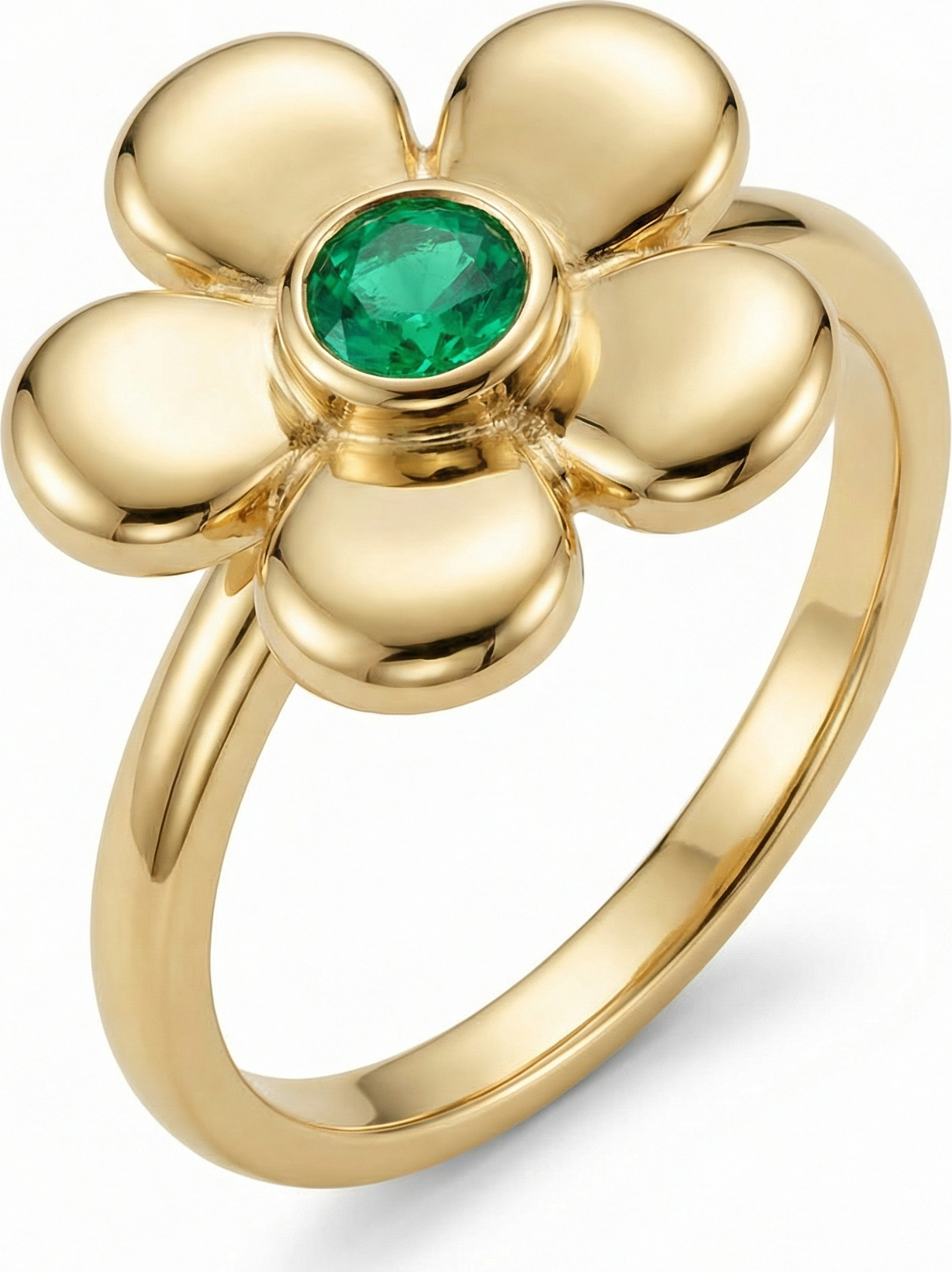 Shekufeh Ring - Emerald Blossom Ring by Silux London