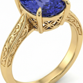 Shab-rang Ring - Tanzanite Engagement Ring by Silux London