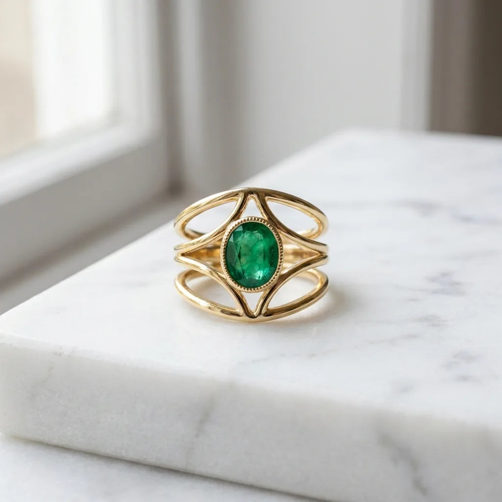 Golestan Chahar Bagh Bridal Ring
