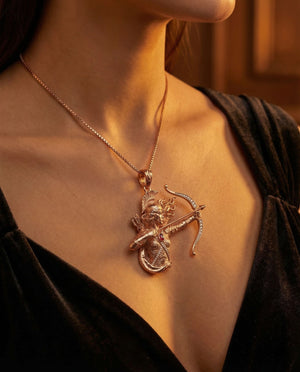 Gordafarid Pendant - lifestyle worn