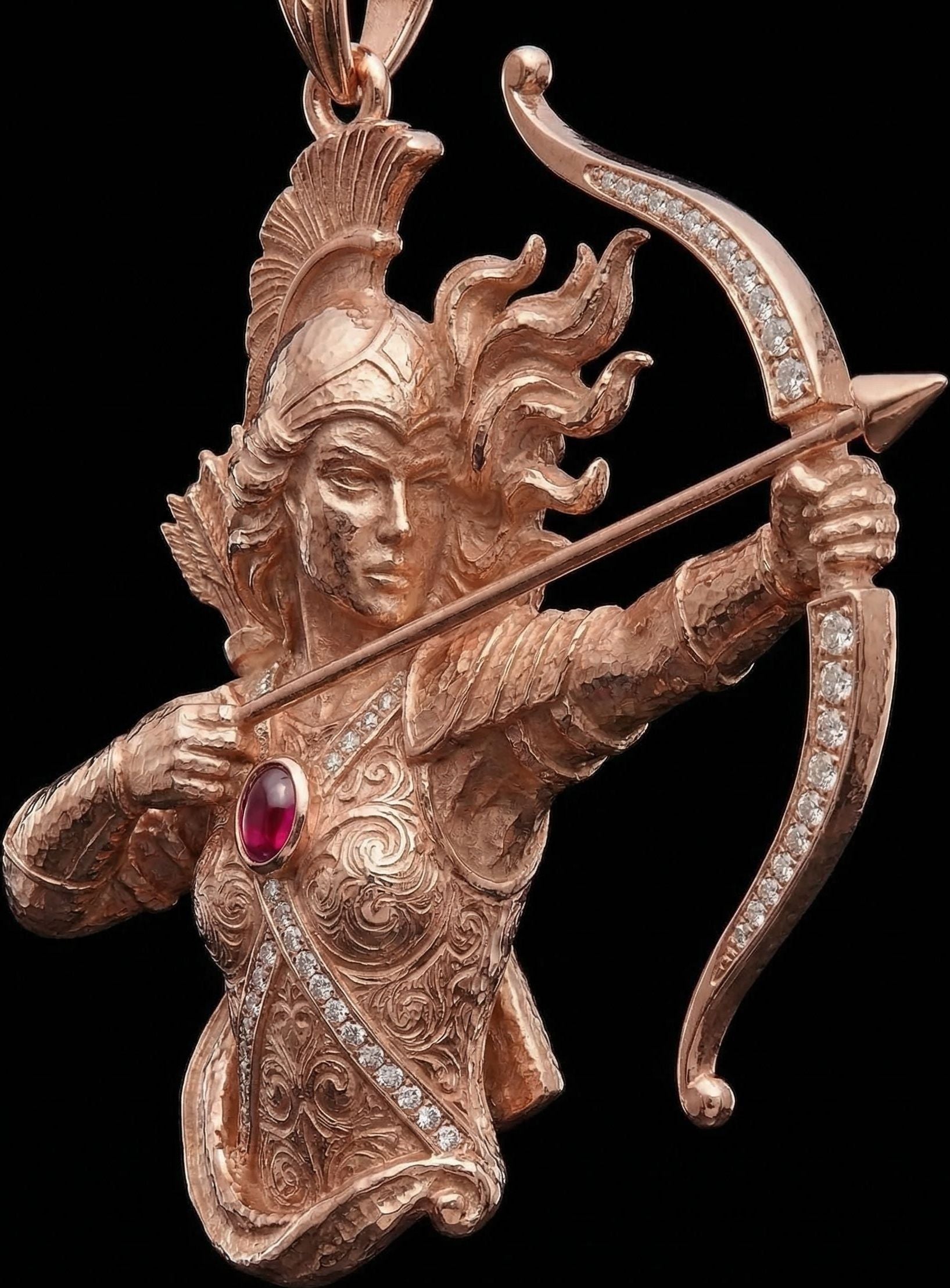 Gordafarid Pendant - side angle