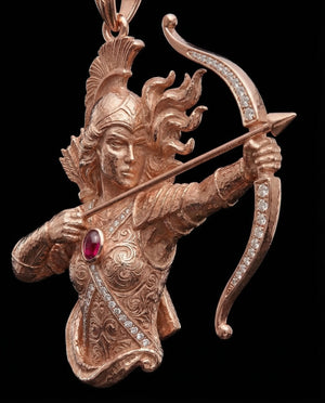 Gordafarid Pendant - side angle