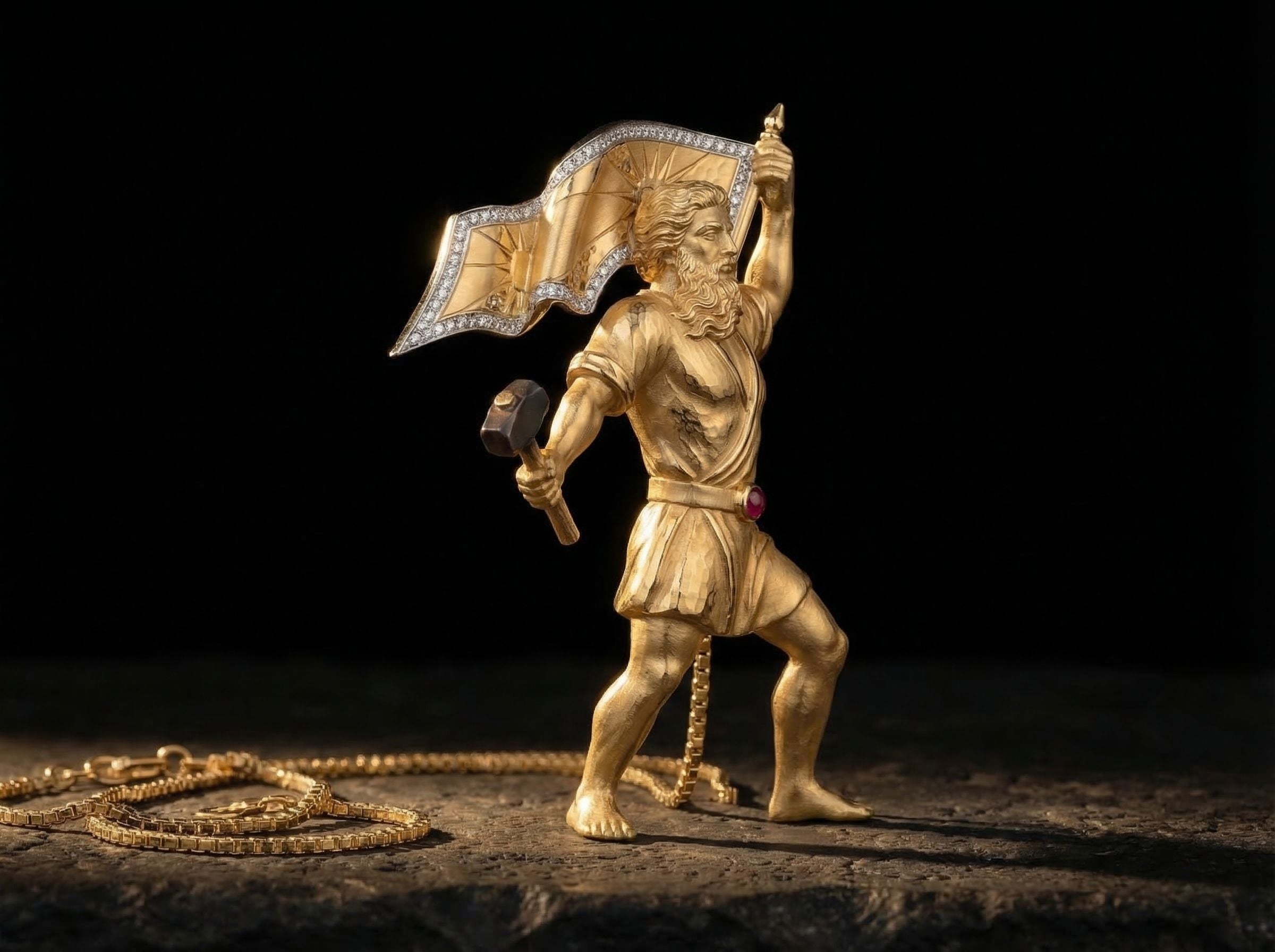 Kaveh Ahangar Pendant - side angle