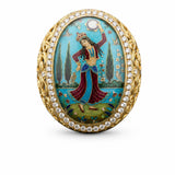 Raqqaseh Persian Miniature Cocktail Ring
