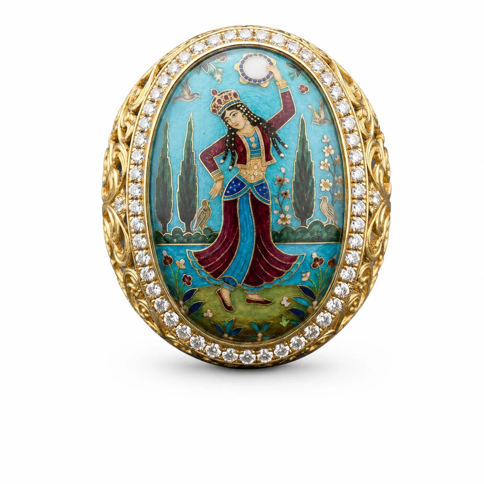 Raqqaseh Persian Miniature Cocktail Ring