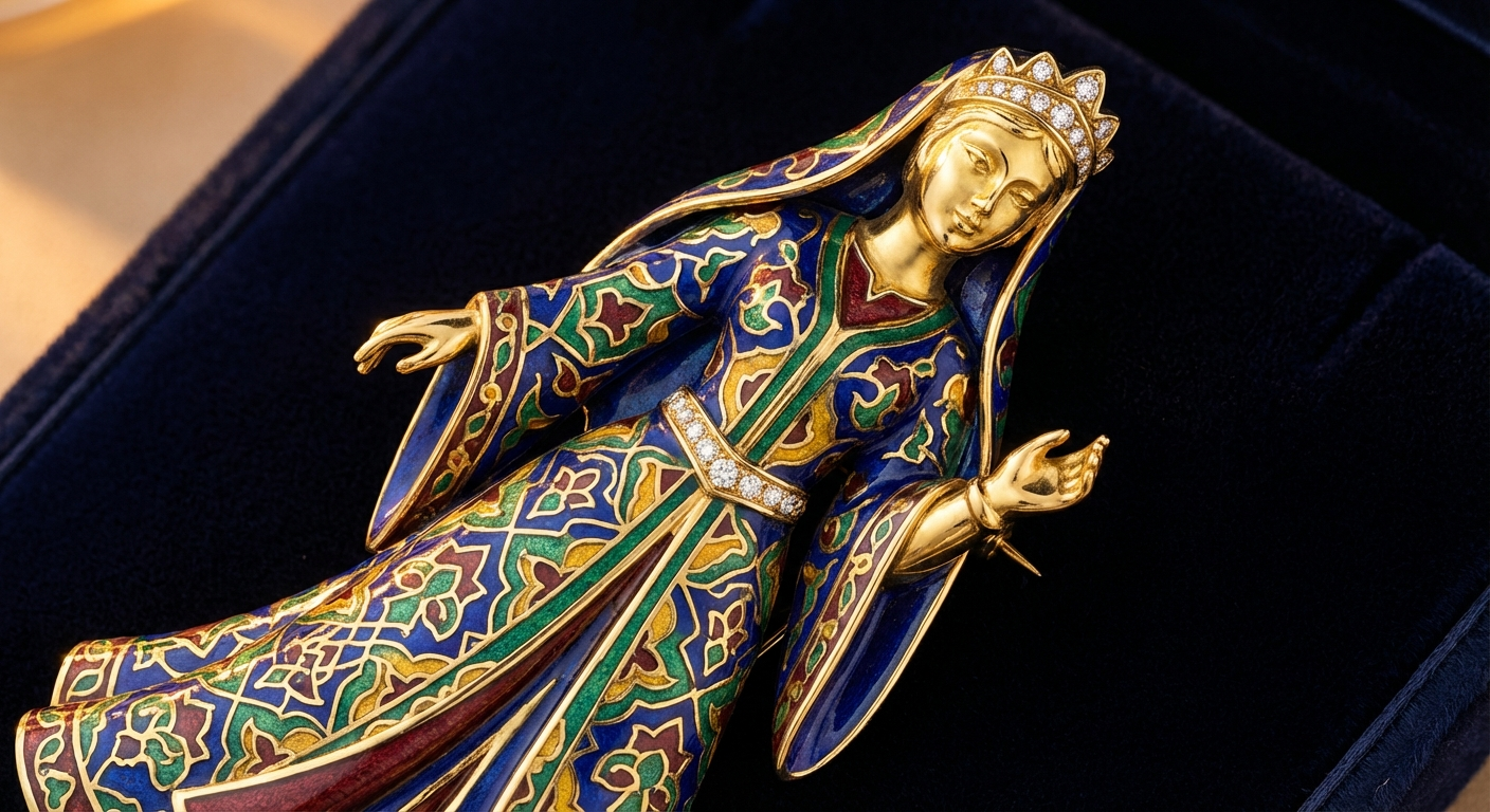 Scheherazade Brooch - Afsaneh Collection | Silux London