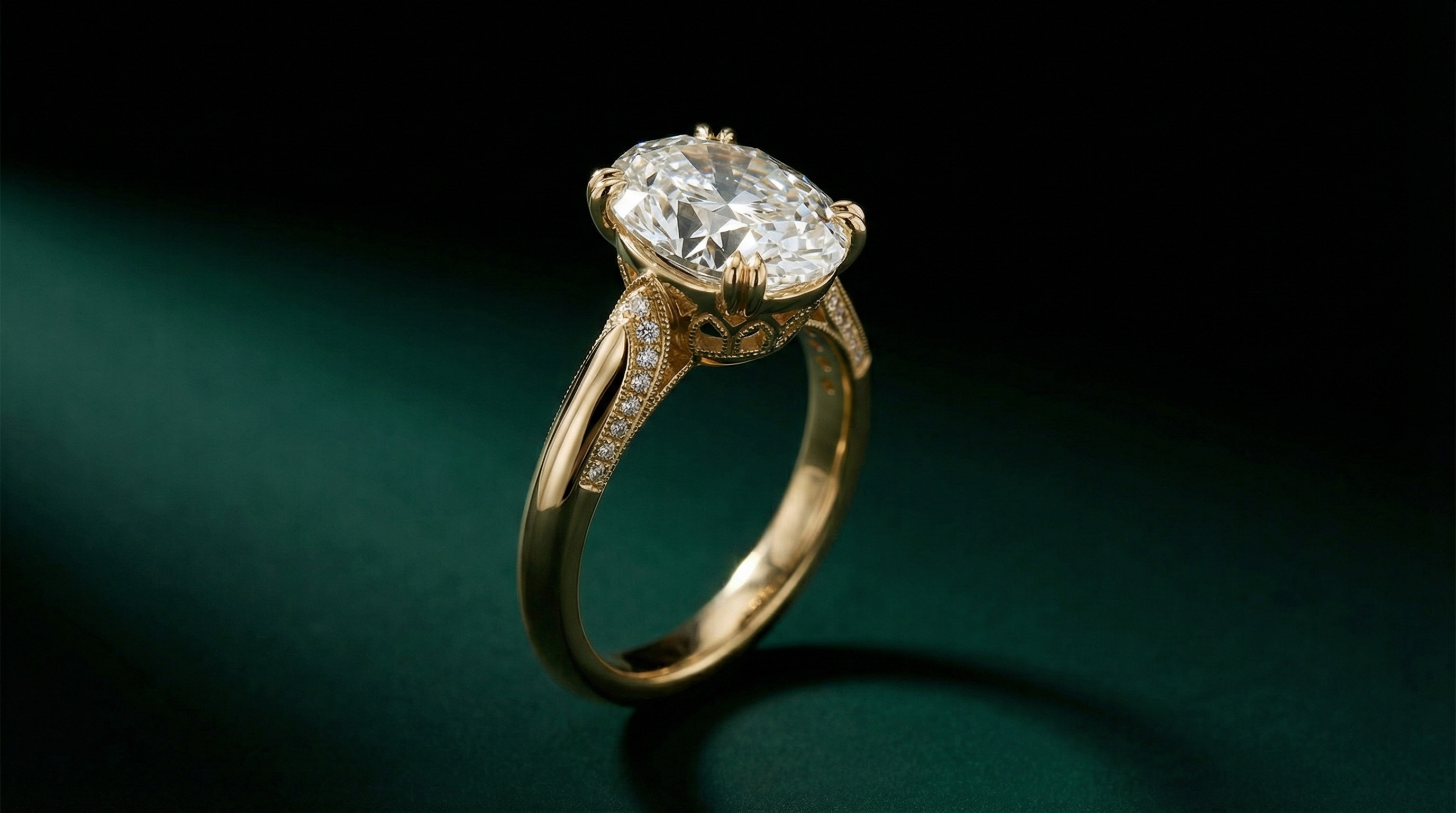 Nahid Venus Architectural Solitaire - 45 Degree View