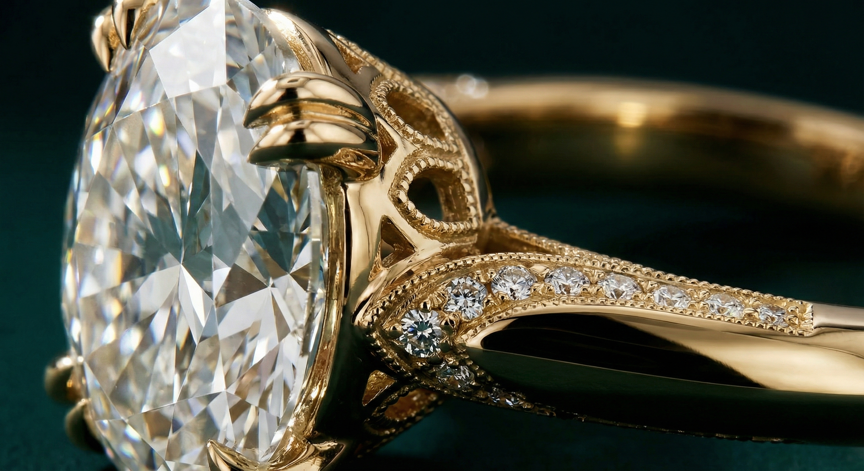 Nahid Venus Architectural Solitaire - Macro Detail