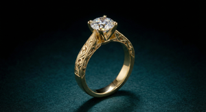 Sahar Dawn Solitaire - 45 Degree View